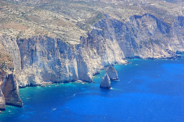 Vista aerea su Zante Grecia — Foto Stock
