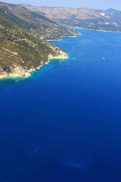 ザキントス島、ギリシャの空中写真 — ストック写真