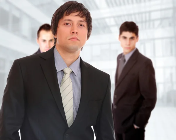 Portrait of a business man holding money — Stock Photo, Image