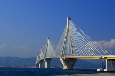 süspansiyon Korint Körfez geçiş Köprüsü