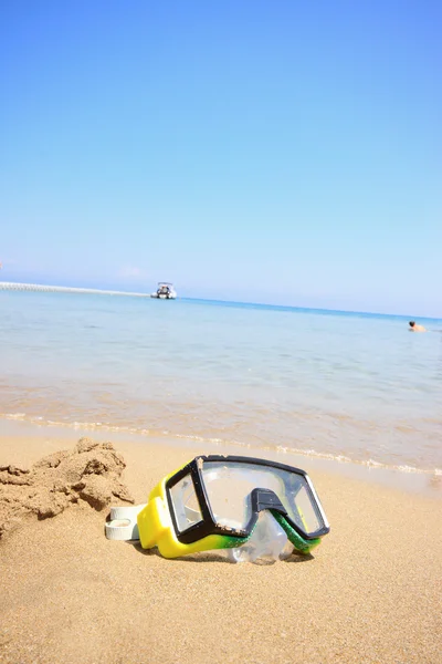Masque sur la plage — Photo