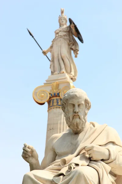 Statue of Plato from the Academy of Athens — Stock Photo, Image