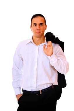 yakışıklı işadamı.