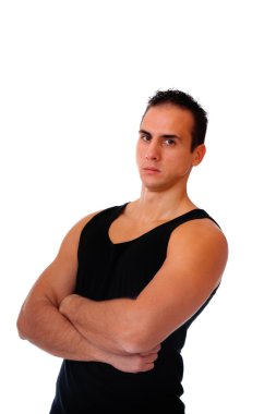 Genç casual adam izole
