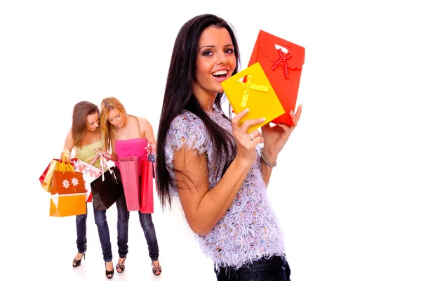 Small group shopping girl — Stock Photo, Image