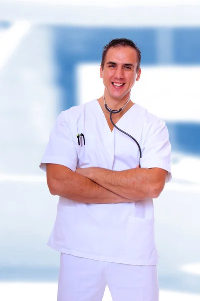 Bonito médico masculino — Fotografia de Stock