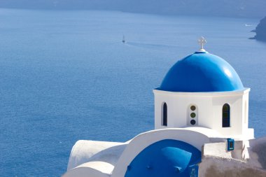 Santorini'de oia görüntüleyin