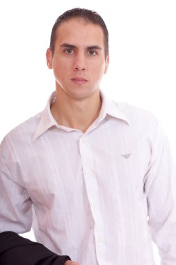 iş adamı izole poz