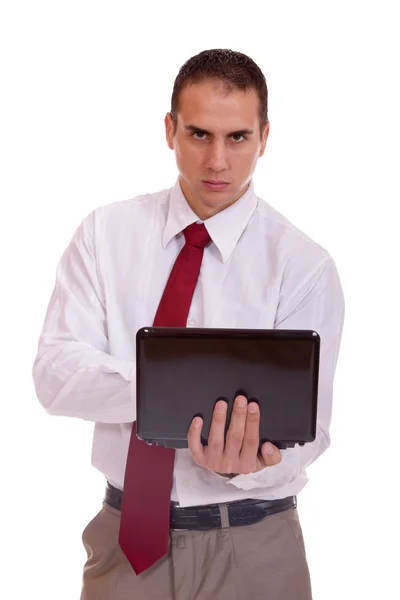 Business man posing isolated — Stock Photo, Image