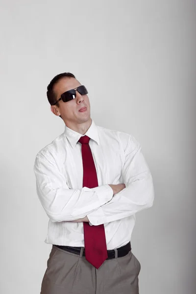 Business man posing — Stock Photo, Image