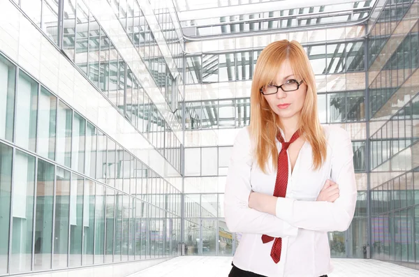 Retrato de una mujer de negocios — Foto de Stock