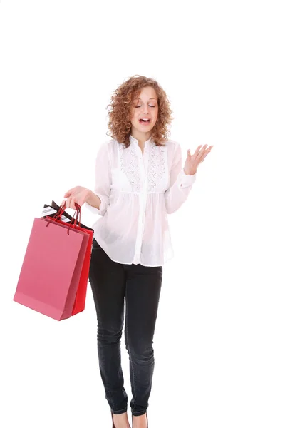 Shopping pretty woman — Stock Photo, Image