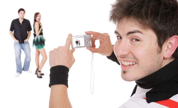 Man taking pictures — Stock Photo, Image