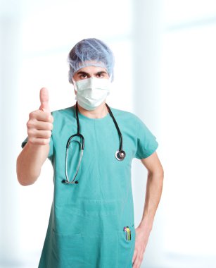 Tatlı doktor portresi