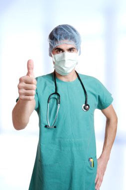 Tatlı doktor portresi
