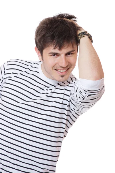 Happy young casual man portrait — Stock Photo, Image