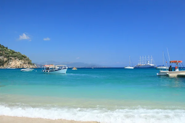 Sommaren på stranden i Grekland — Stockfoto