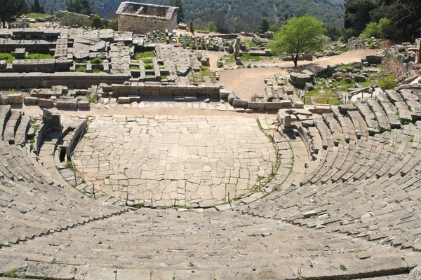 Delphi Tholos myöhään iltapäivällä — kuvapankkivalokuva