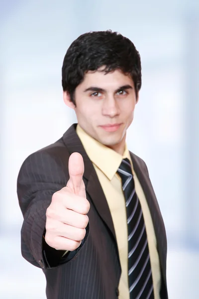 Young business man standing — Stock Photo, Image