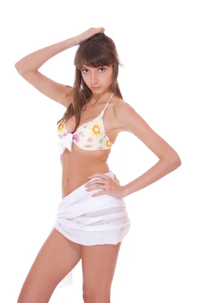 Piękne bikini model — Zdjęcie stockowe