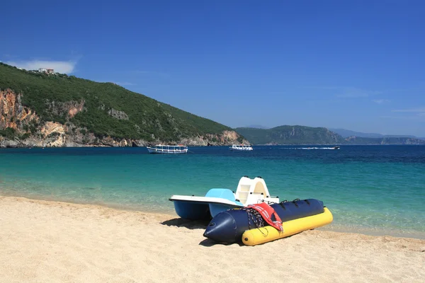 Summer on the beach in Greece — Stock Photo, Image