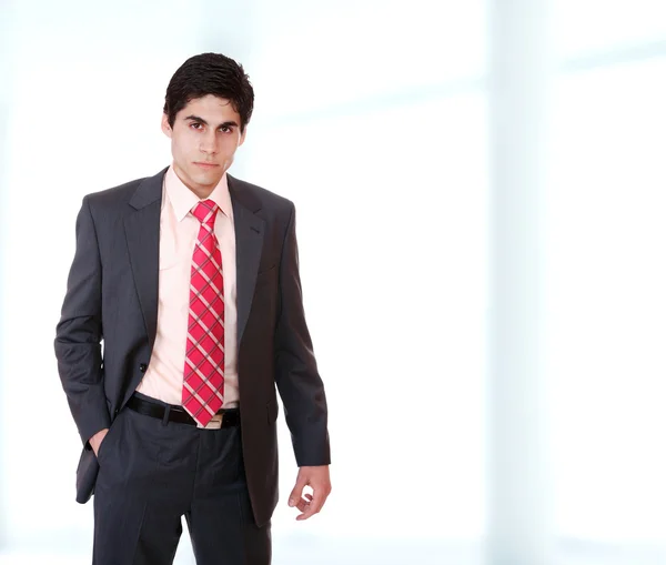 Young business man standing — Stock Photo, Image