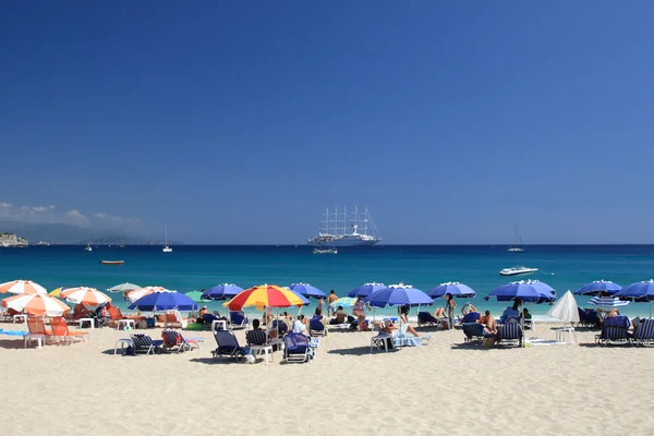 Summer on the beach in Greece — Stock Photo, Image