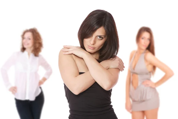 Group of happy pretty girls — Stock Photo, Image