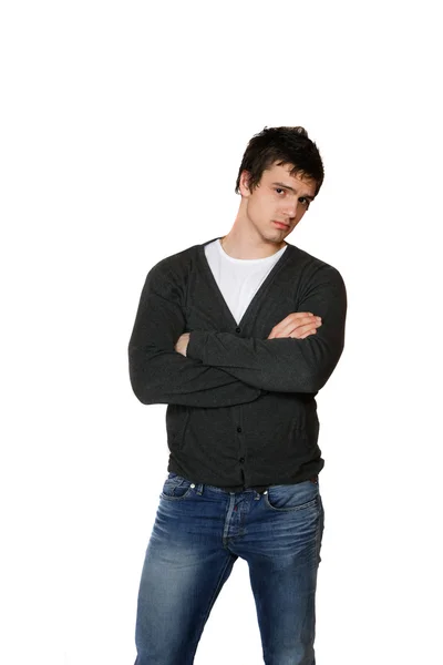 Happy young casual man portrait — Stock Photo, Image