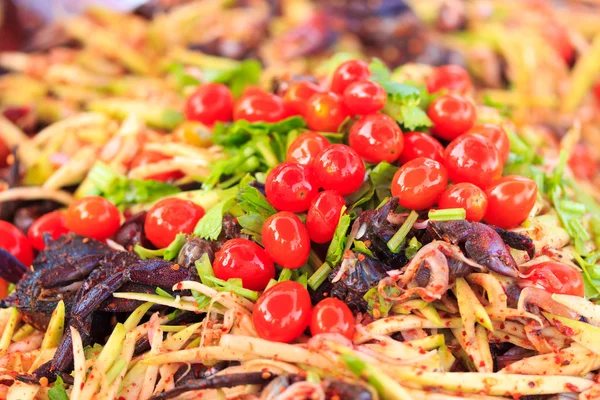 Thaise keuken op de markt — Stockfoto