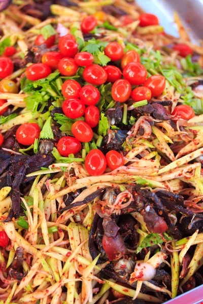 Thaise keuken op de markt — Stockfoto