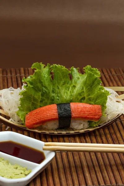 Yummy färsk sushi rullar — Stockfoto
