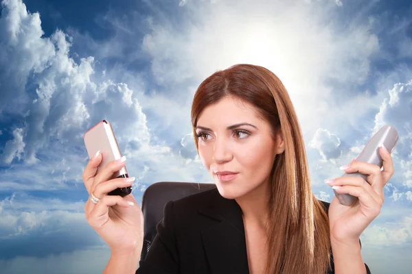 Business woman at the office — Stock Photo, Image