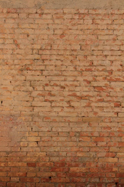 Primo piano del vecchio muro di mattoni — Foto Stock