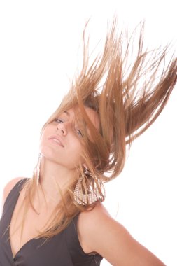 güzel genç kadın şık vurdu