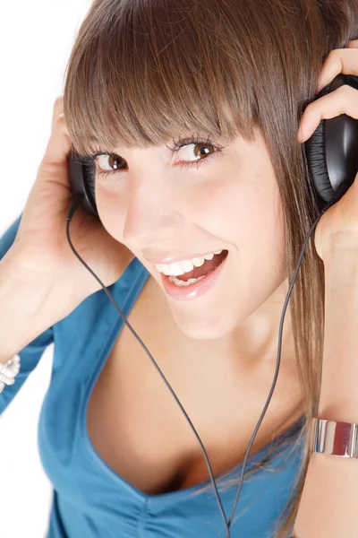 Listening to Music — Stock Photo, Image