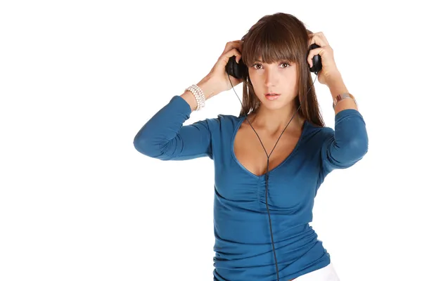 Listening to Music — Stock Photo, Image