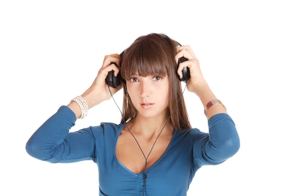 Listening to Music — Stock Photo, Image