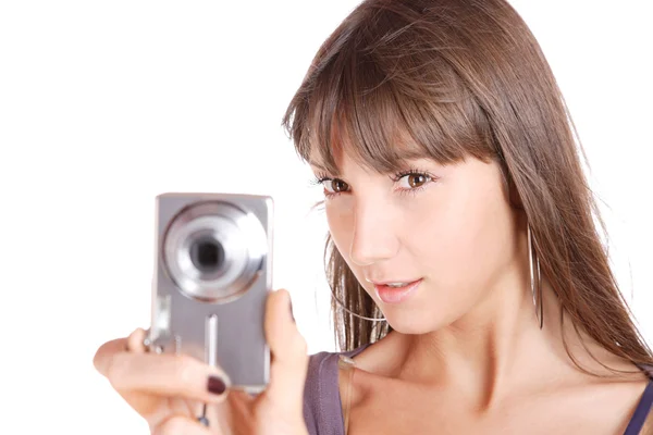 Woman talking a picture — Stock Photo, Image