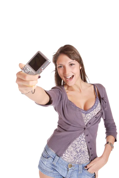 Woman talking a picture — Stock Photo, Image