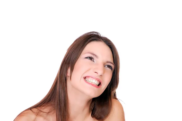 Hermosa mujer sonriente — Foto de Stock