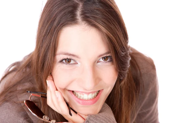 Hermosa mujer sonriente — Foto de Stock