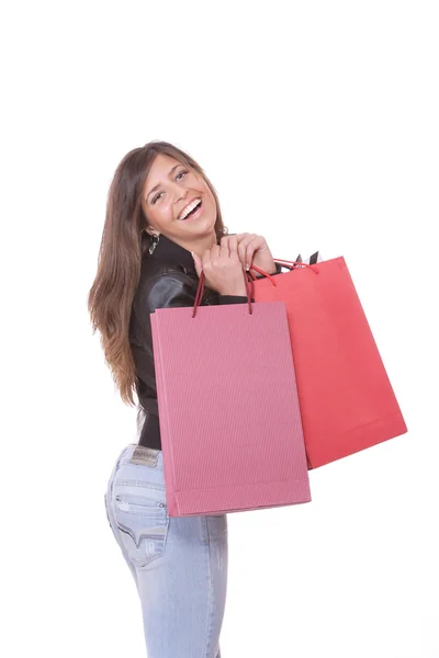 Compras mulher bonita — Fotografia de Stock