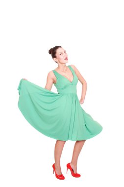 taze ve güzel bir kadın portresi