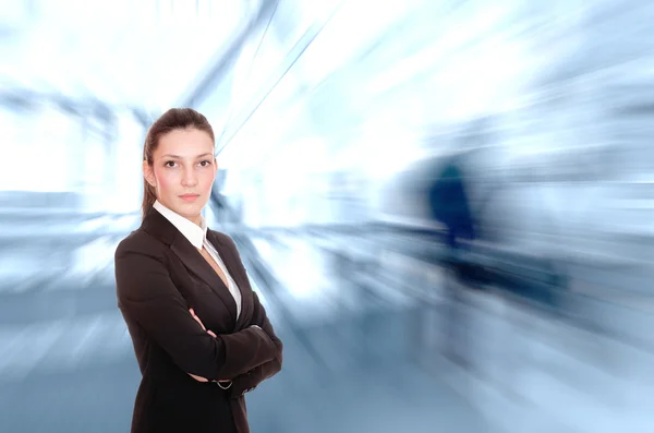 Mujer de negocios bonita — Foto de Stock