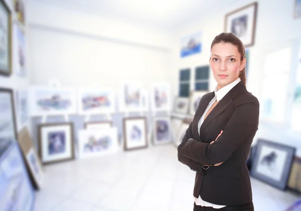 Museum curator — Stock Photo, Image