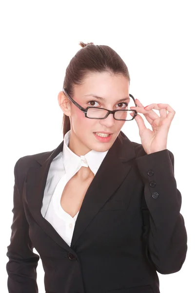 Retrato de una joven atractiva mujer de negocios. —  Fotos de Stock