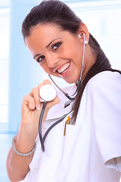 Sexy Female doctor — Stock Photo, Image