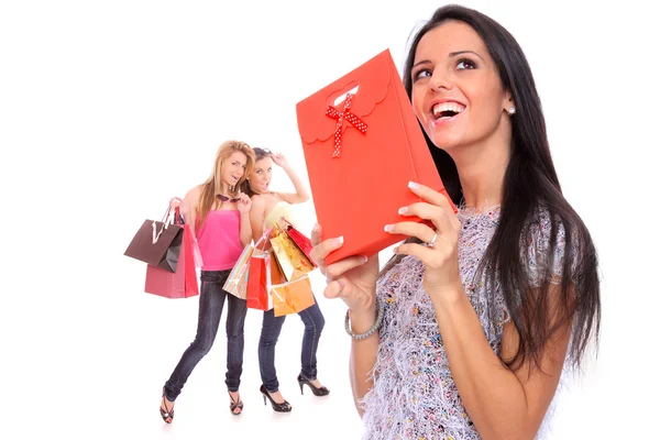 Small group shopping girl — Stock Photo, Image