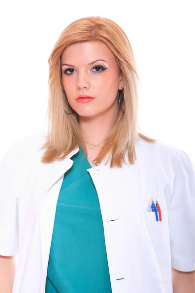 Medico femminile isolato — Foto Stock